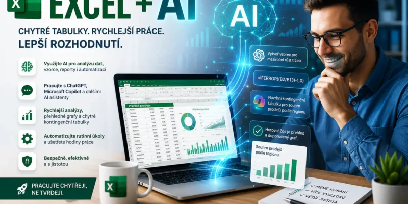 EXCEL+AI Excel + AI: Starý dobrý Excel v nové éře práce s daty