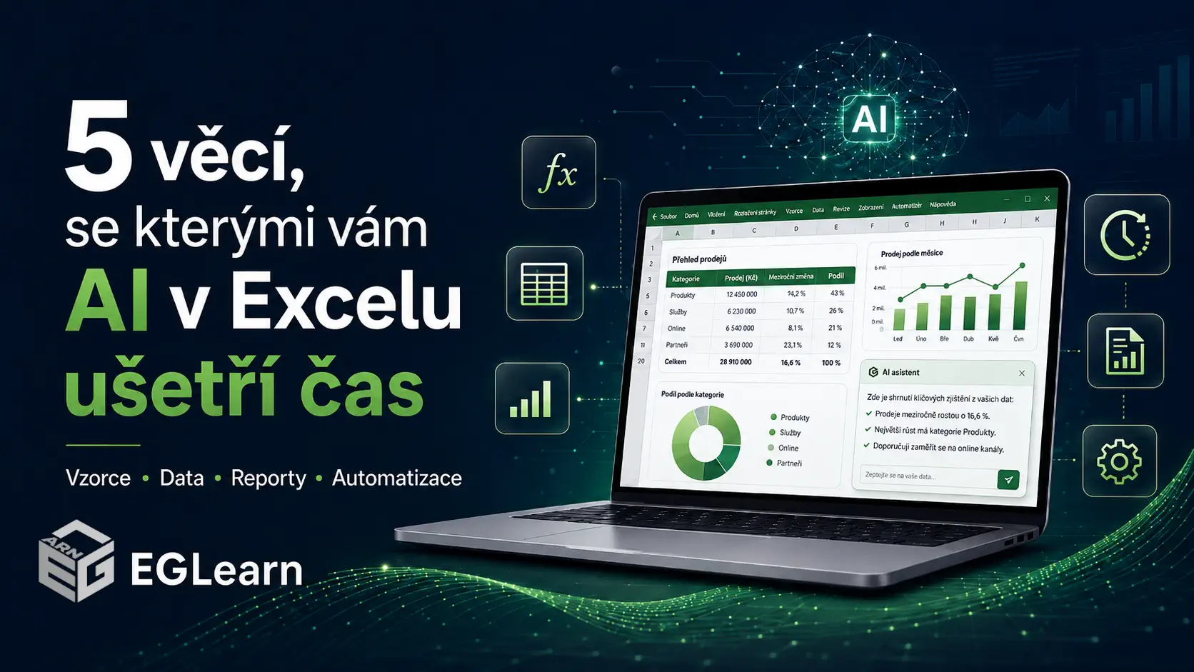 5 věcí, se kterými vám AI v Excelu ušetří čas