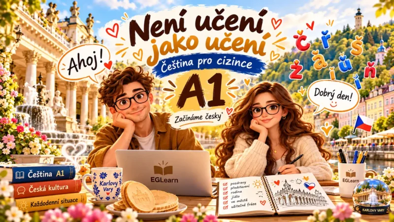 Čeština A1 prakticky – základy pro život v ČR
